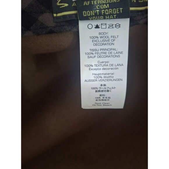 Sunday Afternoons Wool Fedora Hat S/M With Beaded Band - Picture 8 of 9